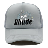 Rhude Hat Fashion Net Cap Hip Hop Baseball Cap