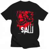 Movie SAW Horror Head Torture T Shirt Men Women Fashion