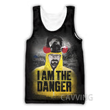 Heisenberg T Shirt 3d Digital Printing Breaking Bad Men Women Casual Vest