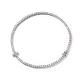 Chains Hip Hop 4MM Cross Copper Zircon Tennis Chain Necklace St. Valentine's Spectrum