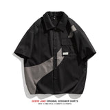 Men's Shirt Short-Sleeved Shirt Men's Summer Loose Casual