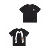 Evisu T Shirts Loose Dragon Ball ¡°Sun Goku¡± Print