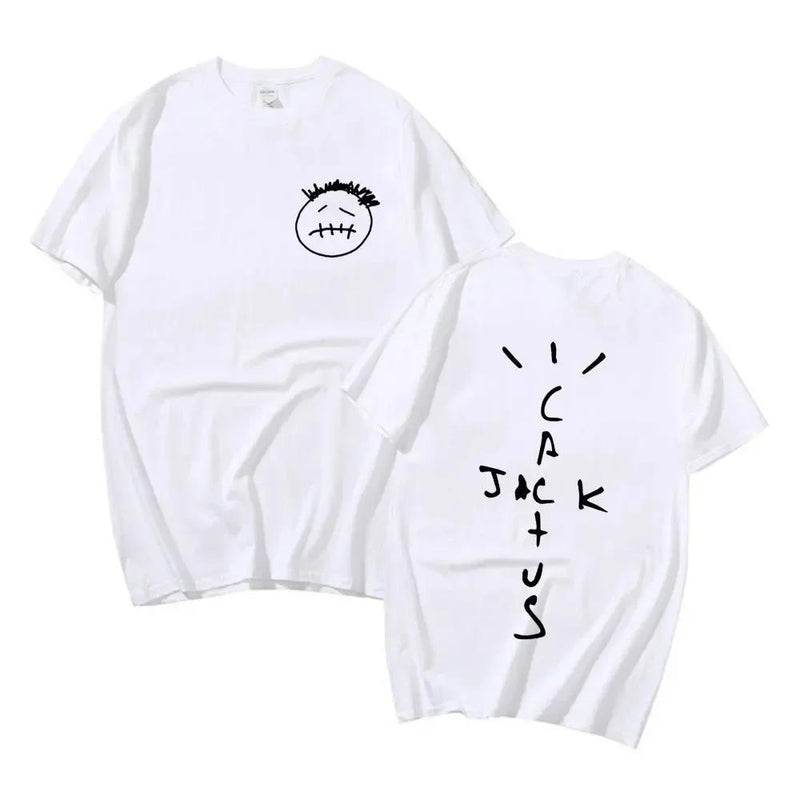 Rapper Cactus Jack Music Album T Shirts Men Women Fashion