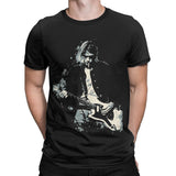 Men's Kurt Cobain Guitar T Shirts Cotton Clothes Amazing