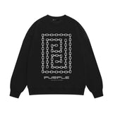 Purple Brand Sweatshirt Loose Crew Neck Sweater