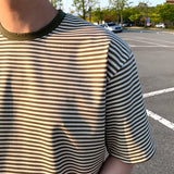 Mariner Shirt Men's Summer Stripes Short-Sleeved T-shirt Fashion Brand Ins Korean Style Casual Loose