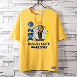 Basketball Sports T Shirt Curry Champion Pure Cotton Loose Short Sleeve T-Shirt Male Student Handsome Casual