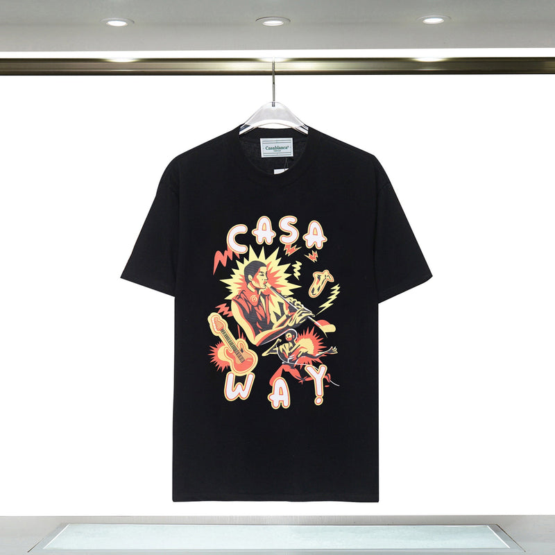 Casablanca T Shirts Rainbow Gate Alphabet