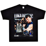 Basket Ball Star T Shirt Luka Donchevie Short Sleeve Printed Cotton T-shirt Retro Loose