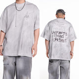 ERD T Shirts Loose Short Sleeve Vintage