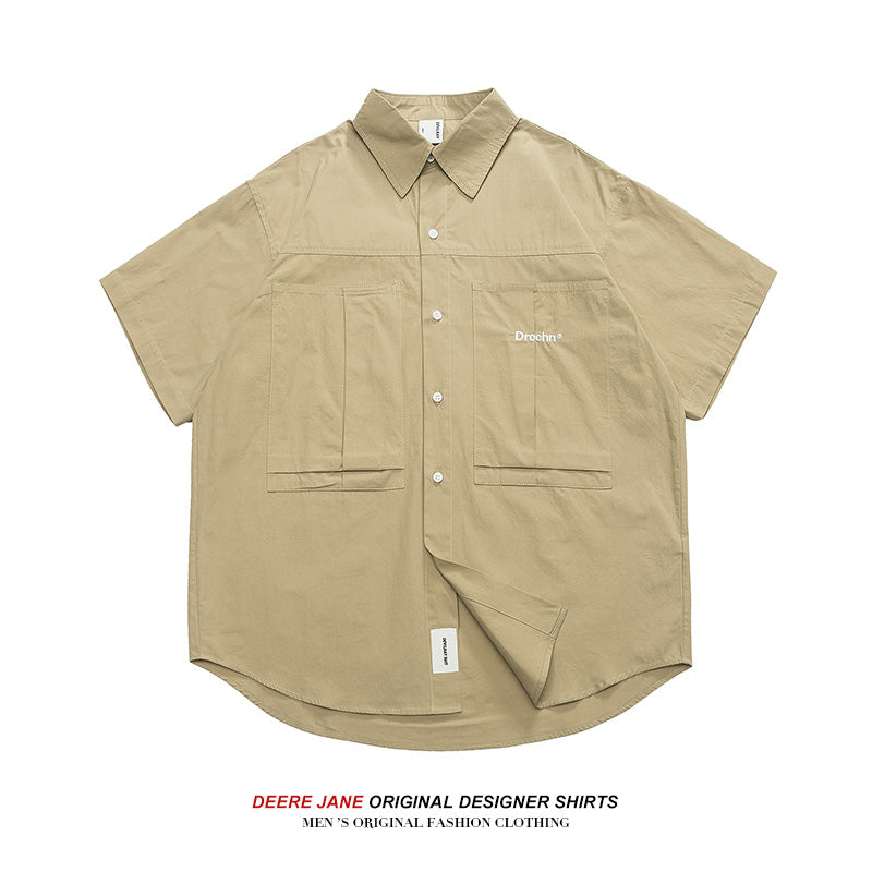 Men's Shirt Short-Sleeved Shirt Men's Summer Coat