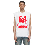 Purple Brand Tank T Shirts Sleeveless T-shirt Vest