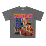 Film Star T Shirt Classic Movie Zhou Xingchi Short Sleeve American Retro T-shirt Men and Women