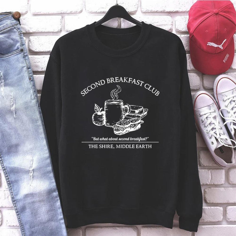 Second Breakfast Sweatshirt Movie Series Sweatshirts Elevens