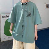 Nasa T Shirt Short Sleeve Men All-Matching Summer T-Shirt