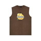 Purple Brand Tank T Shirts Sleeveless T-shirt Vest
