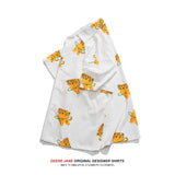 Men Shirts Short Sleeve Shirt Baby Boy and Girl Summer Loose Casual