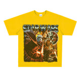 Film Star T Shirt European and American Classic Star Wars Movie Short Sleeve Loose Retro T-shirt