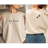 Sweatshirt Front and Back Print Funny