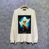 Purple Brand Long Sleeve T-Shirt Fashion Loose Long Sleeve Top