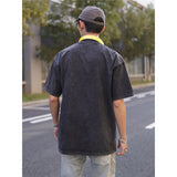 Basket Ball Star T Shirt Mikey Williams Washed Distressed T-shirt Short Sleeve Loose