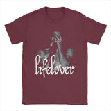 T-shirt Lifelover Men's and Women's Printed Short Sleeves