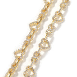 Chains Love Necklace 5A Zircon Clavicle Chain Temperament Spectrum Royalty