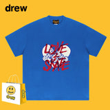 Drew T Shirts Cotton Short Sleeve Short Sleeve T-shirt Loose