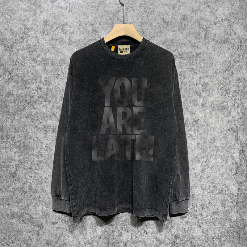 Gallery Dept Long Sleeve Shirt Vintage T Shirt Washed and Worn Vintage Long Sleeve T-shirt