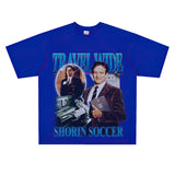 Film Star T Shirt Movie Dead Society Loose Retro Street Cotton T-shirt Men and Women