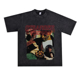 Film Star T Shirt Movie This Killer Is Not Too Cold Trendy Pure Cotton Short Sleeve Loose T-shirt Men and Women