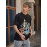 Film Star T Shirt Cotton Loose Nostalgic Short Sleeve American Retro Trendy T-shirt