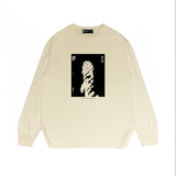 Purple Brand Long Sleeve T-Shirt Fashion Loose Long Sleeve Top