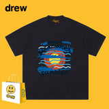 Drew T Shirts Face Graffiti Printing
