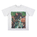 Film Star T Shirt Ace Agent Movie Short Sleeve Loose Retro American Print T-shirt