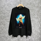 Purple Brand Long Sleeve T-Shirt Fashion Loose Long Sleeve Top
