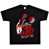 Basket Ball Star T Shirt Damian Lillard Short Sleeve Washed Distressed T-shirt Loose