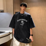 Nasa T Shirt Short-Sleeved T-Shirt Men'S Spring And Summer Loose