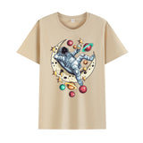 Basketball Sports T Shirt Summer Cotton Short Sleeve T-Shirt Male Loose Student