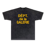 Gallery Dept T Shirts Tee Shirt Washed and Worn Short Sleeve T-shirt Blouse