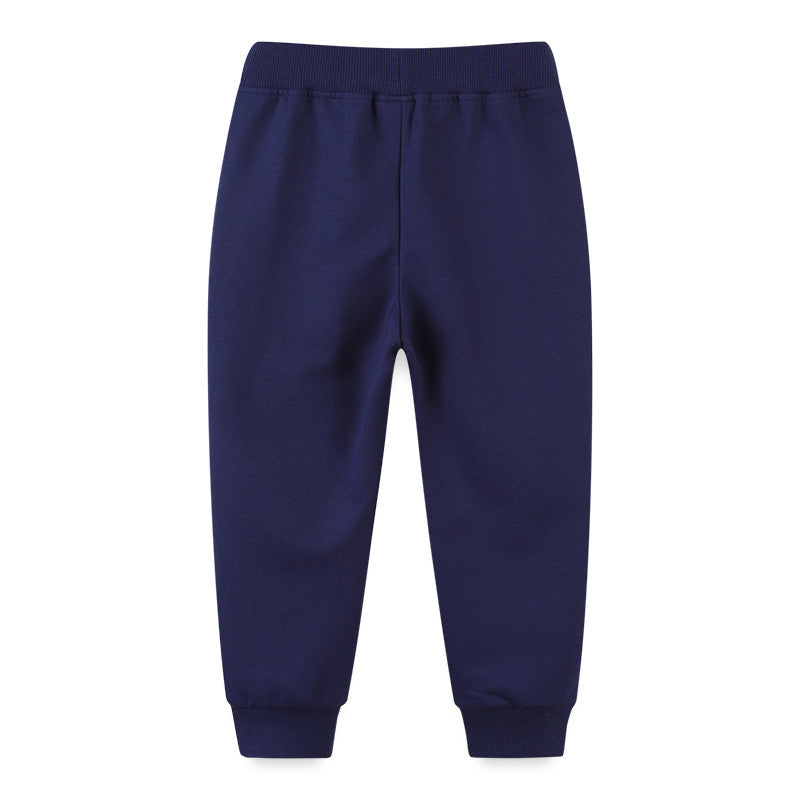 Boy Pants Sweatpants Wholesale Children Cartoon Embroidery Children's Sport Pants