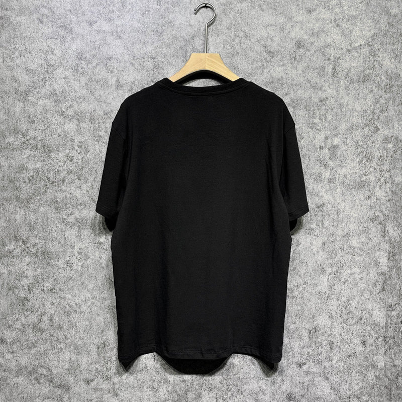 Amiri T Shirt Gradient Letter Flower Casual Hip Hop Short Sleeve T-shirt