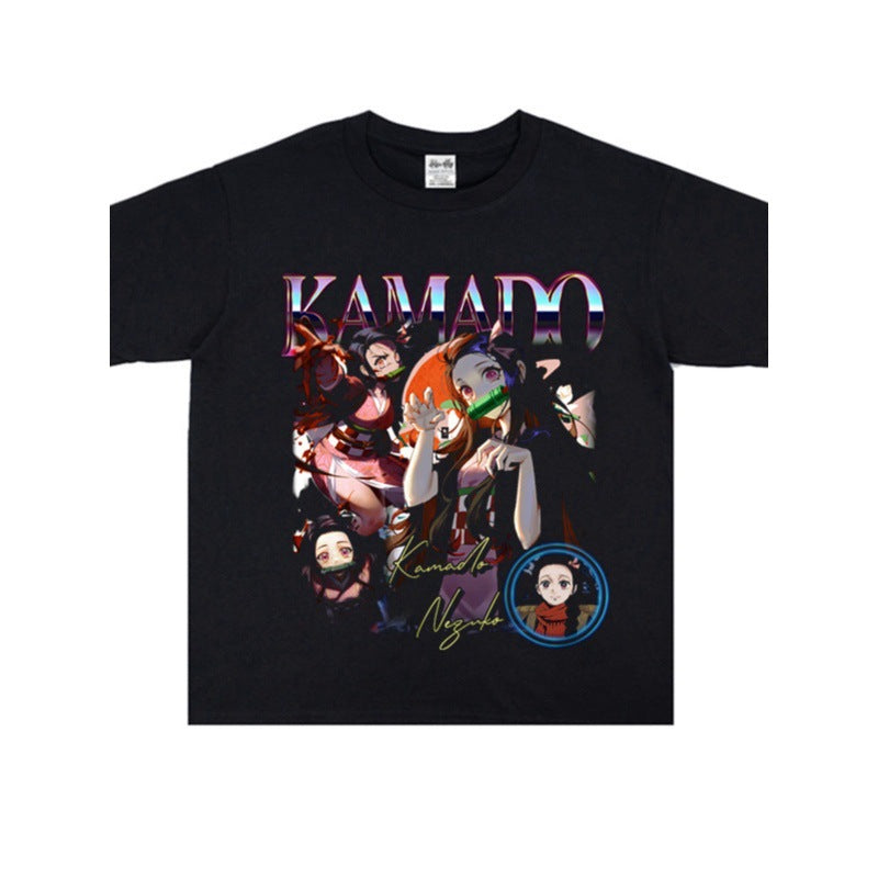 Basket Ball Star T Shirt Printed Short Sleeve Loose T-shirt