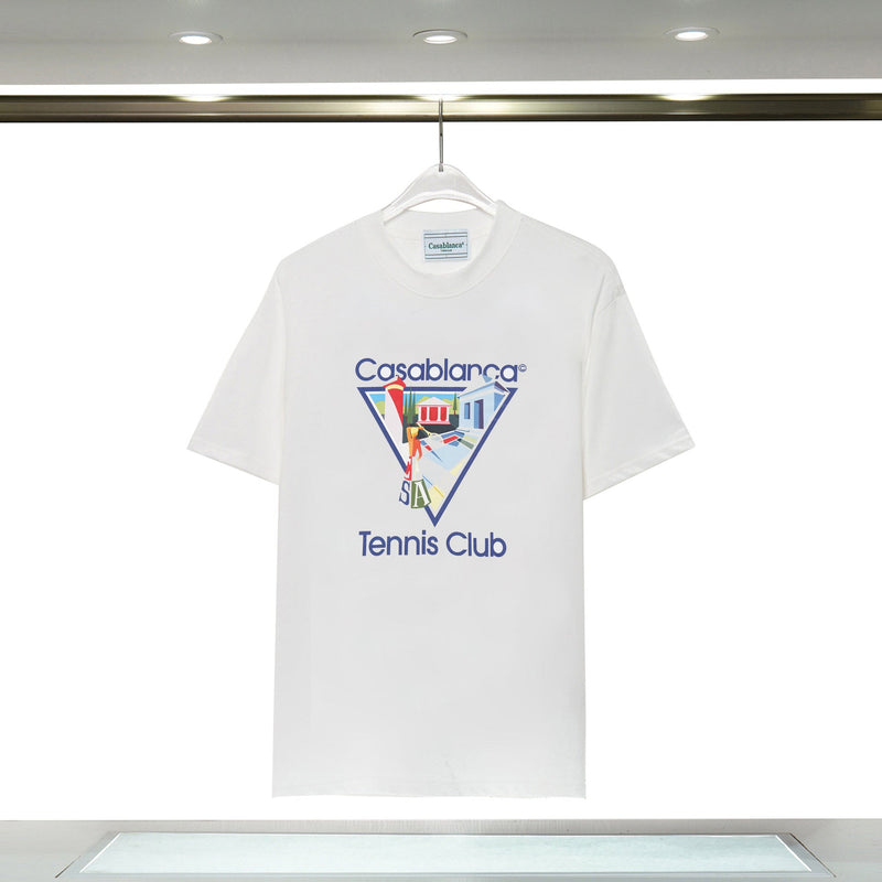 Casablanca T Shirts Fashion Casual Crew Neck Tee