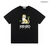 KENZO T Shirt Summer Tiger Head Casual