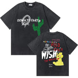 Cactus Jack Utopia Graphic Tshirt Washed Vintage Setwear Men