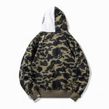 Aape Hoodie Autumn and Winter Fashion Brand Men's Women's Pullover Camouflage Casual Hooded Coat