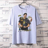 Basketball Sports T Shirt Loose-Fitting Pure Cotton Short Sleeves T-Shirt Male Student All-Match Warrior Curry