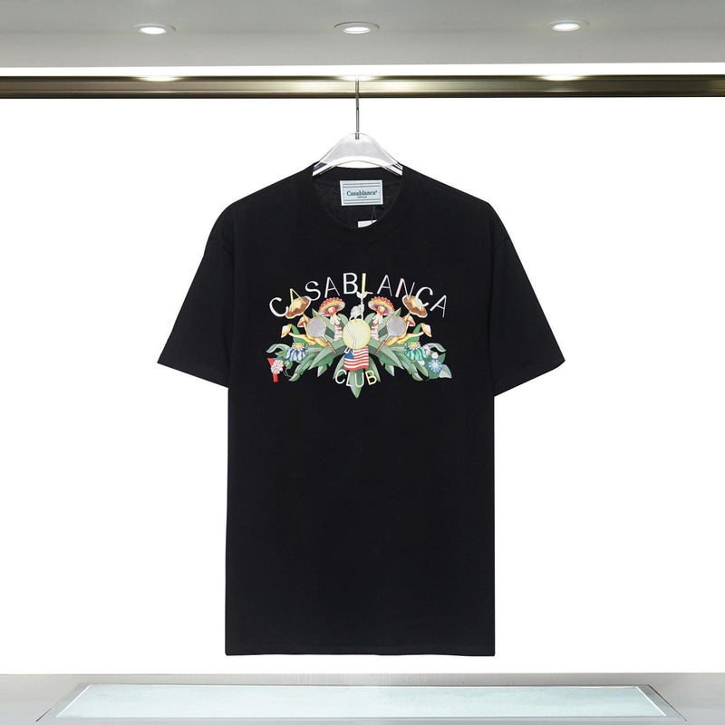 Casablanca T Shirts Fashion Casual Crew Neck Tee