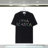 Casablanca T Shirts Fashion Casual Crew Neck Tee